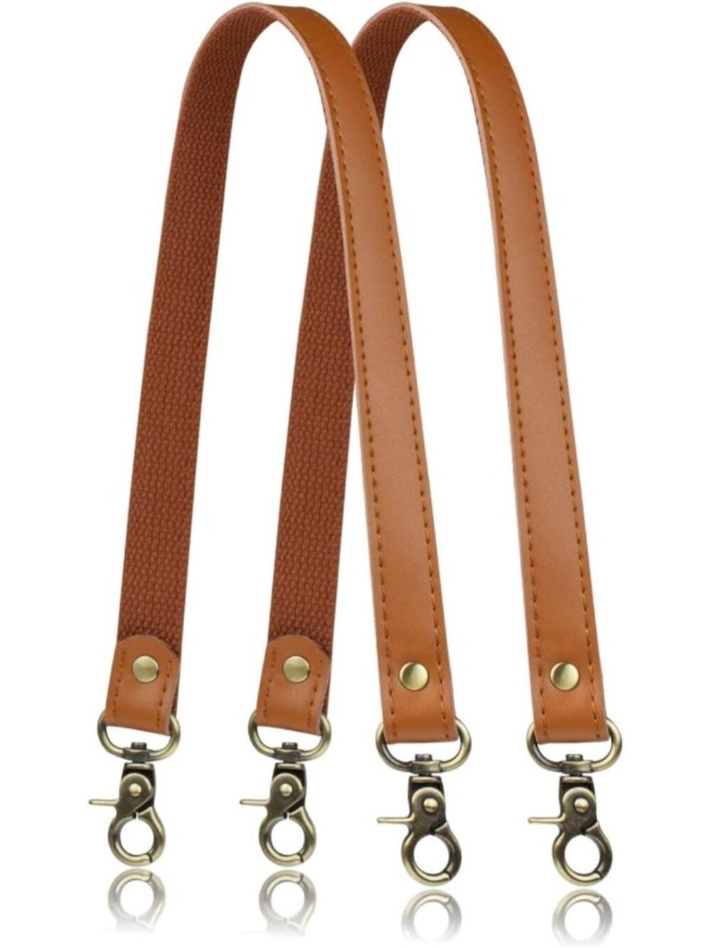 Genuine Leather Purse Strap Replacement - 2 Pcs Canvas Shoulder Bag Accessory